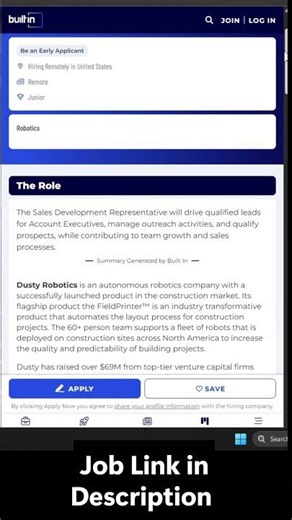 Remote SDR Job Hiring NOW ($60K–$80K+) | Entry Level Tech Sales in Robotics