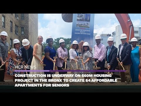 Construction Underway on $60M Housing Project in The Bronx to Create 84 Apartments for Seniors