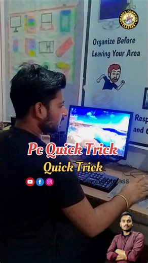 Instant PC Lock Trick | Windows Shortcuts & Computer Tips ⚡ | How to Lock Your Computer Instantly #pc #computer #viral #trick #shortcuts #windows #computer #viral #reels | Aniket Kumar