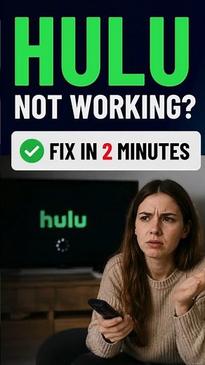 Hulu App Not Working? Fix It Fast! 🔥 #shorts