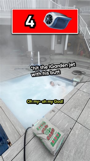 Linus Tech Tips on Instagram: "We made a whirlpool in Linus' pool thanks to iGarden!"