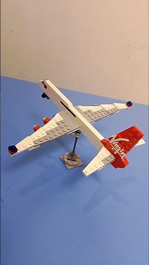 Lego Virgin Atlantic Boeing 747-400 #virginatlantic #boeing747400 #b747400 #plane #airplane #legomoc