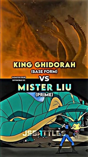King Ghidorah vs Mister Liu
