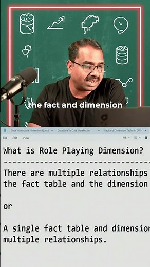 🚀 Role-Playing Dimension in Data Warehouse | Concept Explained Clearly💡