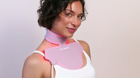 Solawave Red Light Therapy Mask for Neck & Chest | Red Light & Near Infrared Light Device for Décolleté | Rejuvenates the Skin, Smooths Look of Fine Lines & Wrinkles | Anti-Aging Skincare at Home