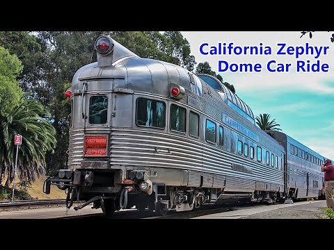 Riding the Historical California Zephyr Dome Car Down the California Coast