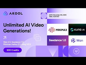 AKOOL: Unlimited AI Video Generations!