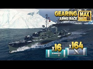 Destroyer Gearing with a nice comeback - World of Warships