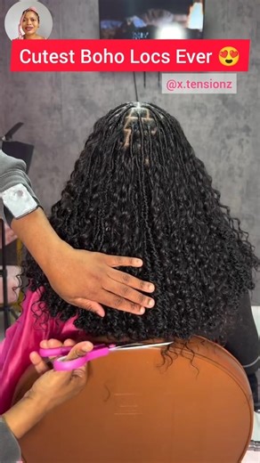 You must definitely love this Boho Locs Cute Hairstyle for classy women