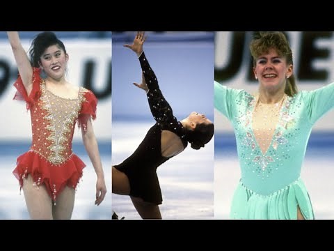 1991 U.S. Champs Women's FS | Tonya Harding takes title in upset, makes history with triple Axel