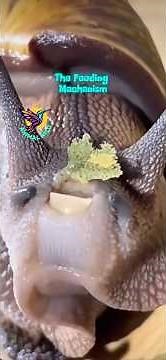 How Snails Eat (This Is Wild) 🐌😳