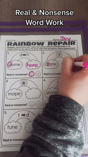Phonics Fun: Real & Nonsense Word Work in Literacy