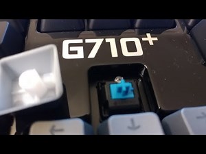 Logitech G710 Mechanical Gaming Keyboard Typing Sound (MX Blue)