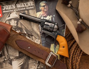 John Wayne's On-Screen Revolver Sells for More Than $500K