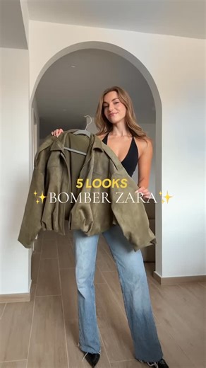 𝐅𝐈𝐓 𝐎𝐔𝐓 🇳🇵 on Instagram: "Style our Zara faux suede bomber jacket in multiple wayss✨ Color options: 🤎🖤 🛍️Shop via dm/stories #fitout #fitoutofficial #fyp #ootd #fashion #explorepage #fypシ #explore #trend #zara #bomberjacket"