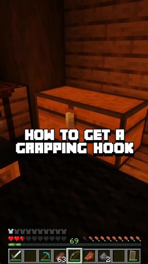 Grappling hook v2 😈 #grappling #minecraft #tutorial #commands #java