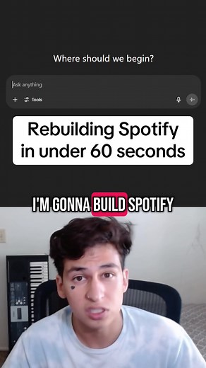 Rebuilding Spotify in Under 60 Seconds