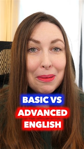 7.6K views · 280 reactions | Hi students! Let's review some basic vs advanced English. Try to make your own examples! #advancedenglish #englishteacher #vocabulary | Bri’s Practical English | Facebook