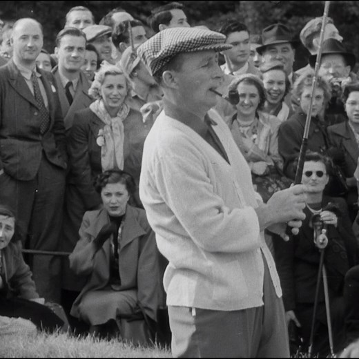 #OnThisDay 1952: Bing Crosby and Bob Hope joined the professionals in Berkshire for a charity golf match. | BBC Archive