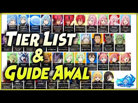 TIER LIST & DATABASE & GUIDE AWAL Game SLIME ISEKAI MEMOERIES [TenSura]
