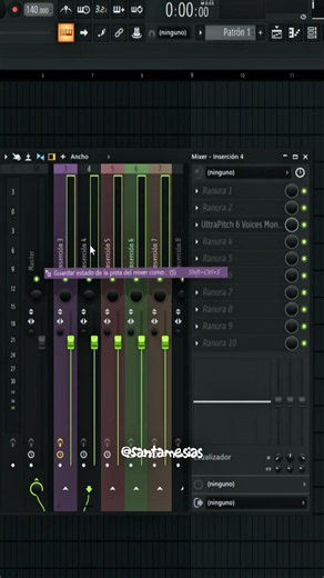 HOW to copy PLUGINS to other MIXER channels in FL STUDIO #flstudio #santamesias #producer #tips