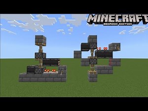 Minecraft Bedrock 1.21 / Vertical Double Piston Extender (Tutorial)