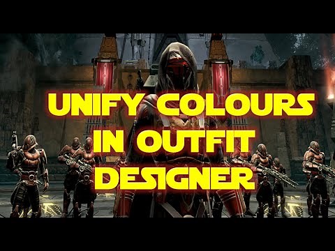 How To Unify Colours In The Outfit Designer