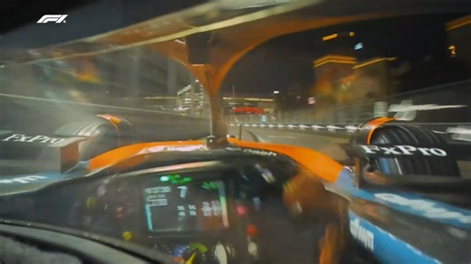 Driver's perspective of a lap around Las Vegas 🤯 | F1