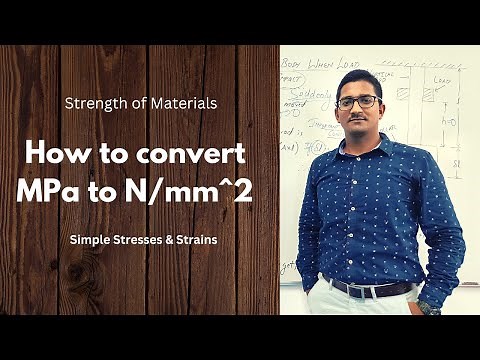 How to convert MPa to N/mm2