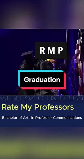 Happy graduation from Rate My Professors #ratemyprofessors #ratemyprofessor #professor #college #collegestudent #graduation #mispronouncingwords #phonetics #graduate #graduated #classof24 #classof2024