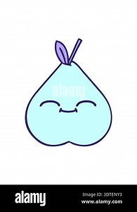 jiggle and pause animation of cartoon of a pear Stock Video Footage - Alamy