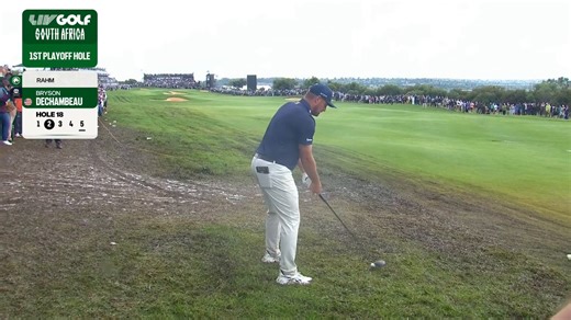 Hey Jim Nantz: since you 🤡 claim to not have seen Bryson hit a shot this year (probably another lie but who knows) here’s Bryson’s shot that won him the #LIVGolf event in 🇿🇦 in front of a record crowd. No charge. 🙄