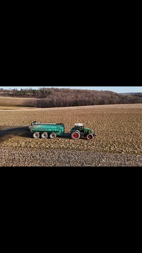Hauling liquid manure #dronephotography #agriculture #farming | Brent McMillen