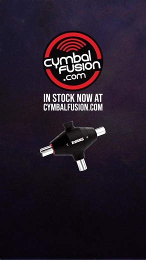 Meet the EVANS Pull Cord Drum Key — three heads, full control, zero batteries. Change heads in half the time. Available now at CymbalFusion.com 🔧 #Drums | CymbalFusion.com