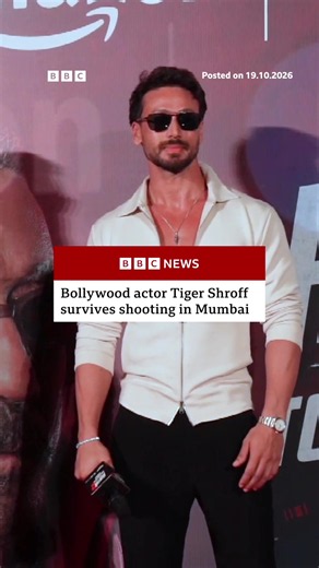 Two people, including Shroff's driver, were injured, according to the police. Reports say three men have been detained in connection with the incident. #TigerShroff #Bollywood #Mumbai #India #BBCNews