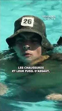 This is "the flotation test," one of the most difficult trials in the French Foreign Legion.