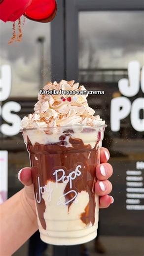 Nutella Fresas con Crema Now on Our March Menu!