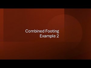 Example #2 - Design of Trapezoidal Combined Footing