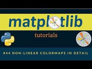 Matplotlib Tutorials : 044 : Non-linear Colormaps in detail