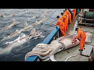 Massive Squid Invasion — Caught by the Millions Under Night Lights