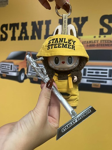 Unique 24 Karat Gold Labubu by Stanley Steemer