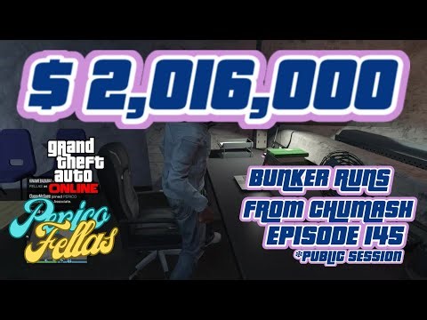 Bunker Runs From Chumash in GTA 5 Episode 145 (public session) *WITH FRIENDS