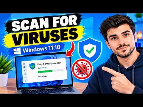 How to Scan for Viruses on Windows 11/10 PC or Laptop (2026) | Full Guide