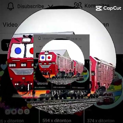 Colab ber 8,alhamdulillah akhirnya layarnya bisa gede🥳🥳🥳#colab #shortvideo #keretaapi #bola