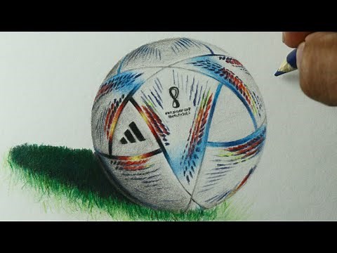 Como desenhar a Bola da Copa do Mundo FIFA Catar 2022 - PASSO A PASSO narrado