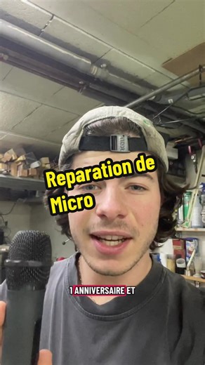Aujourd’hui je te montre comment on répare un micro en dernière minute. Lorsque tu démontes un truc pour la première fois ça arrive de faire des conneries et ça a été mon cas ici. Par chance c’était facilement réparable. Abonne toi pour voir mes prochaines vidéos et abonne toi car j’offre un cadeau par mois à un abonné actif tiré au sort 1.ctt 😉 #bricolage #reparation #probleme