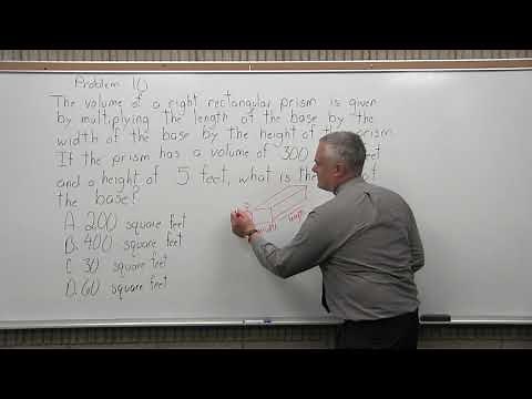 ACCUPLACER Review Problem 10: Quantitative Reasoning, Algebra, and Statistics