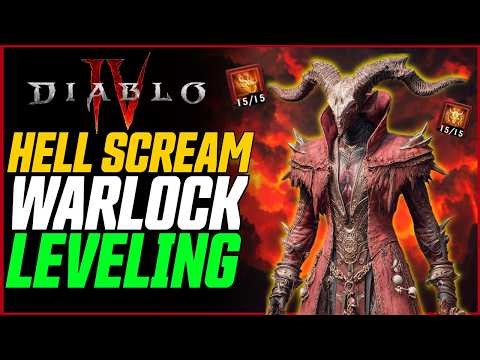 BEST FIRE WARLOCK LEVELING GUIDE (1-70) // Diablo 4 HELLSCREAM Warlock Guide