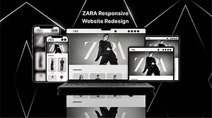 Zara Responsive Website Redesign- UI Case Study