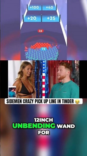 SIDEMEN INSANE PICK UP LINE IN TINDER 😂 (ft. SkyBri)